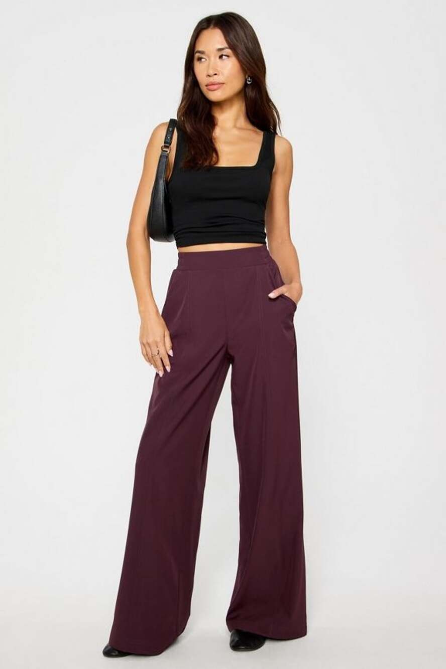 Fabletics Downtown Wide Leg Pant Size M